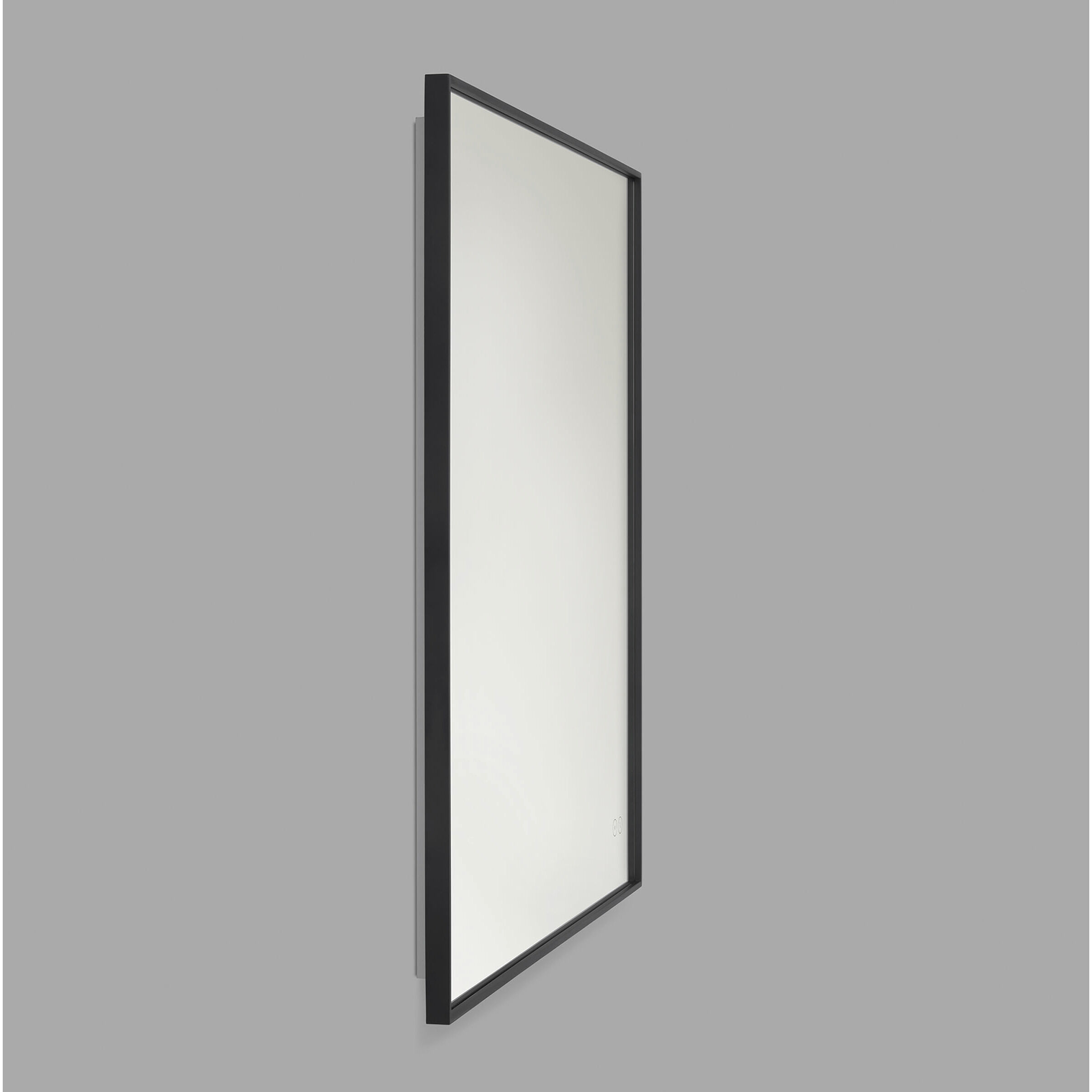 Cadre 30 X 30 inch Midnight Black Backlit Wall Mirror