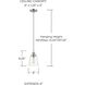 Fallon 1 Light 6 inch Brushed Nickel Pendant Ceiling Light