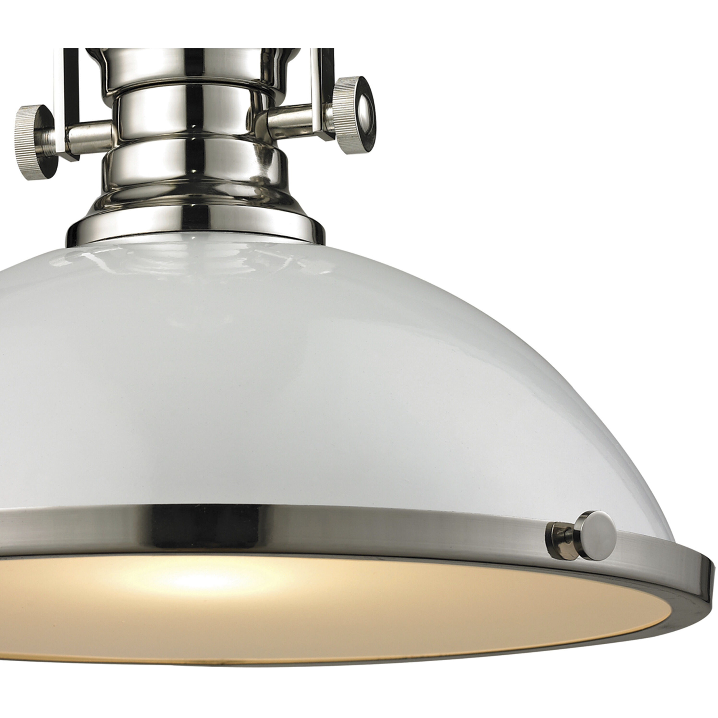 Chadwick 1 Light 17 inch Polished Nickel Pendant Ceiling Light