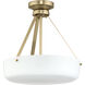 Lieon 3 Light 15.75 inch Champagne Bronze Convertible Pendant Ceiling Light