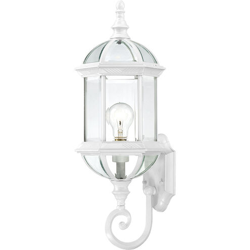 Boxwood 1 Light 22 inch White Outdoor Wall Lantern