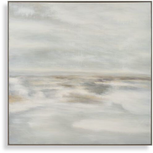 Furthest Thing Gray and Beige Canvas Landscape Art