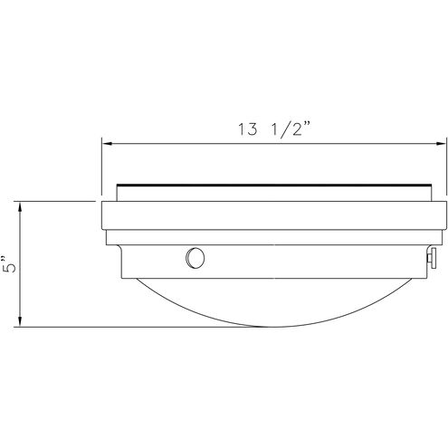 Lucerne 2 Light 13.25 inch Satin Nickel Flush Mount Ceiling Light, Essentials