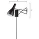 Lenz 1 Light 6 inch Oil Rubbed Bronze Metal Wall Sconce Wall Light