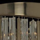 Espirali 9 Light 27 inch Brushed Champagne Gold Pendant Ceiling Light