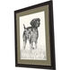 Animals Collection Black Framed Art