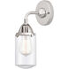 Nouveau 2 Dover 1 Light 5 inch Polished Chrome Sconce Wall Light in Clear Glass
