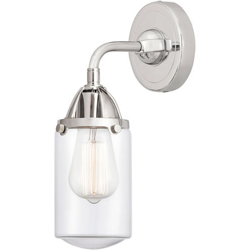 Nouveau 2 Dover 1 Light 5 inch Polished Chrome Sconce Wall Light in Clear Glass