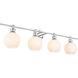 Collier 4 Light 38 inch Chrome Wall sconce Wall Light
