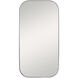 Taft 41 X 21 inch Polished Nickel Wall Mirror