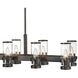 Reeve 12 Light 46 inch Black Oxide Indoor Linear Chandelier Ceiling Light