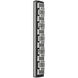 Tessera LED 5.1 inch Matte Black with Salt White Sconce Wall Light