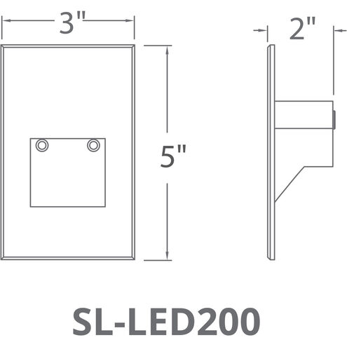 Step Light 120 3.2 watt Stainless Steel Step Light