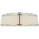 Carrier and Company Callaway LED 22.25 inch Polished Nickel Flush Mount Ceiling Light