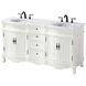 Danville 66 X 36 inch Antique White Bathroom Vanity Cabinet