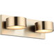 Weatherton 2 Light 13 inch Champagne Gold Wall Sconce Wall Light
