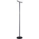 PLEX 72 inch 30 watt Black and Brass Torchiere Portable Light