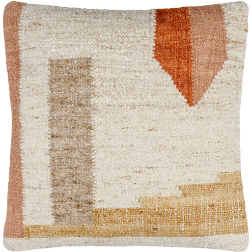 Rory 18 X 18 inch Ash / Off-White / Camel / Khaki / Clay / Prairie Dust / Tan Accent Pillow