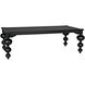 Claudio 99 X 54 inch Hand Rubbed Black Dining Table