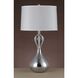 Ozark 29 inch 150.00 watt Chrome Table Lamp Portable Light