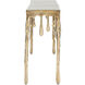 Liquid Gold 59 inch Gold Console Table