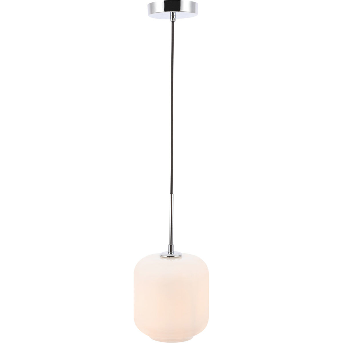 Collier 1 Light 7.3 inch Chrome Pendant Ceiling Light