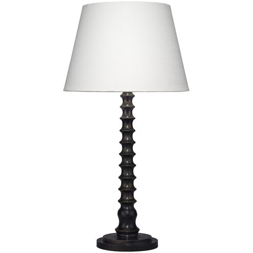 Revolution 31 inch 60.00 watt Black Stained Mango Wood Table Lamp Portable Light