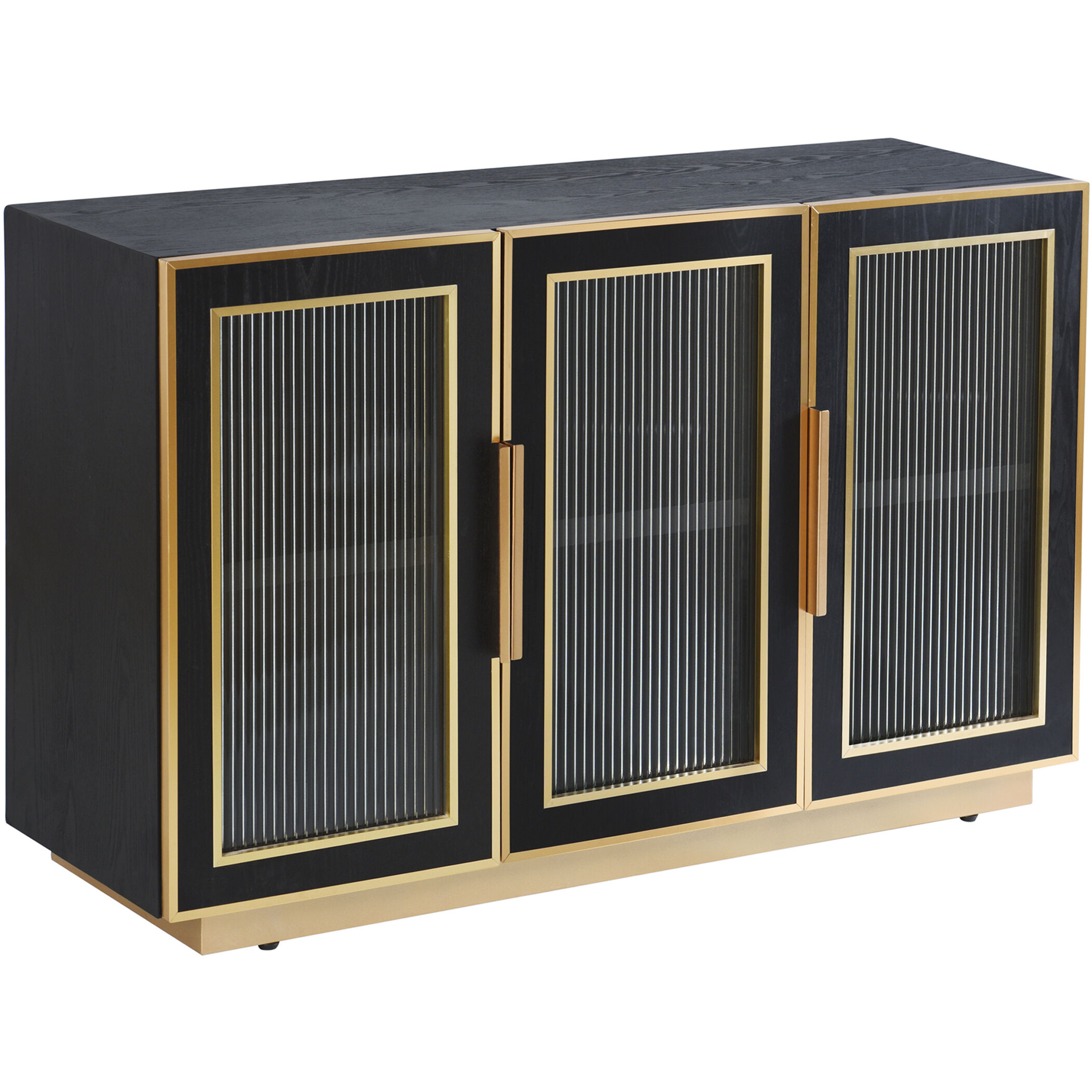 Aurelia Ebony & Gold Cabinet