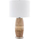 Nabissa 100 watt Wheat/White/Dark Brown Table Lighting Portable Light