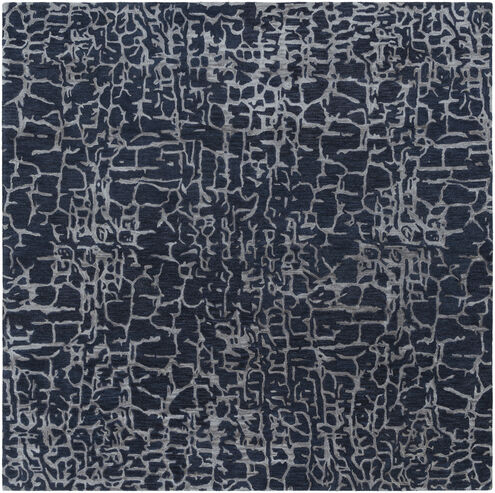 Banshee 96 X 96 inch Dark Blue Rug in 8 Ft Square, Square