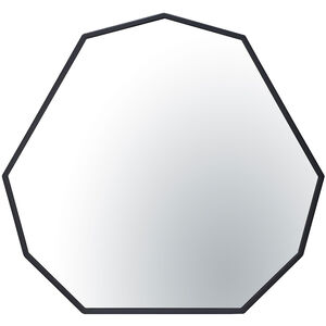 Hex No 30 X 28 inch Black Wall Mirror, Tamara Day Collaboration