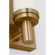 Coles LED 4.5 inch Satin Brass Vanity Light Wall Light