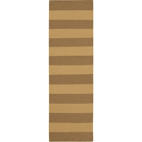 Frontier 96 X 30 inch Tan, Camel Rug