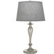 Ellie 28 inch Satin Nickel Table Lamp Portable Light