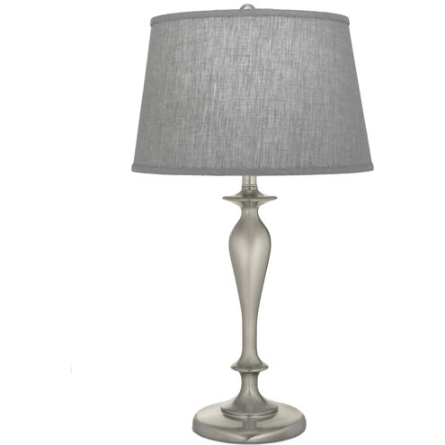 Ellie 28 inch Satin Nickel Table Lamp Portable Light
