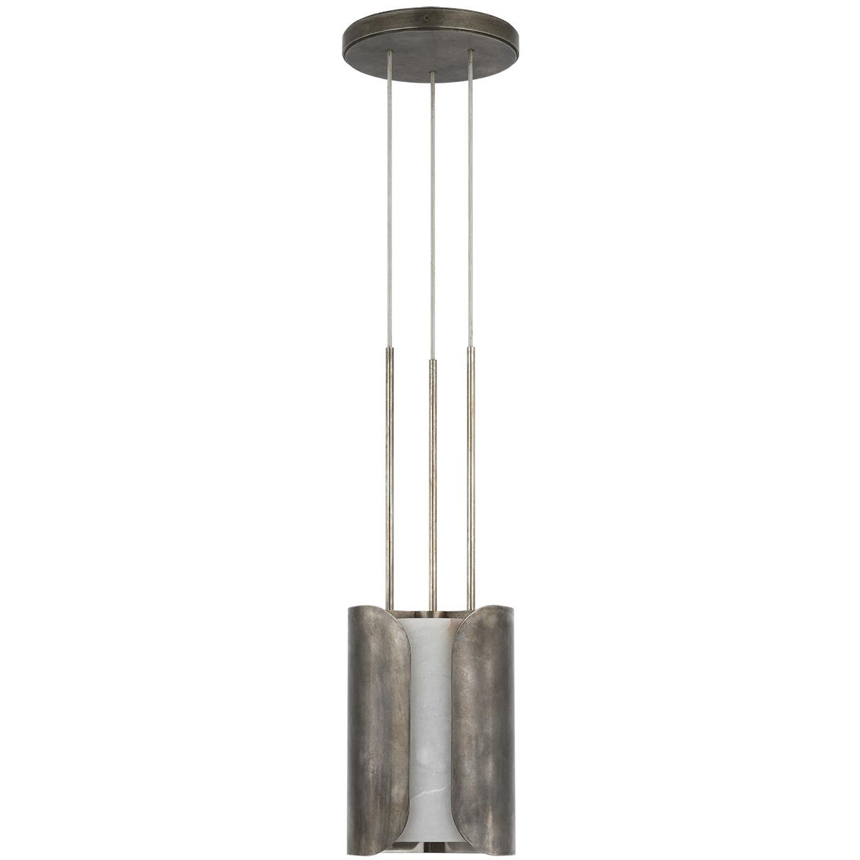 Anne-Marie Barton Armise LED 7.5 inch Mottled Pewter Pendant Ceiling Light