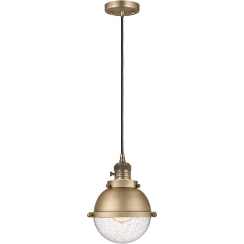 Franklin Restoration Hampden LED 7 inch Brushed Brass Mini Pendant Ceiling Light