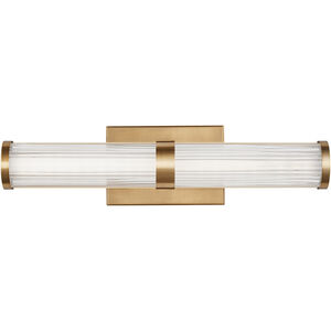Syden LED 4.75 inch Satin Brass Bath Vanity Wall Light