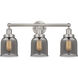 Bell 3 Light 24.5 inch Brushed Satin Nickel Bath Vanity Light Wall Light