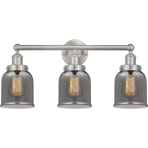 Bell 3 Light 24.5 inch Brushed Satin Nickel Bath Vanity Light Wall Light