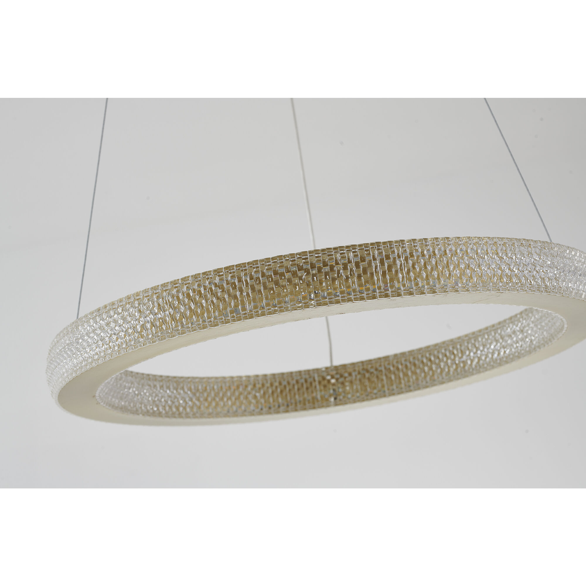 Canada LED 17.72 inch Sand Gold Chandelier Ceiling Light in 3000K/4000K/6000K