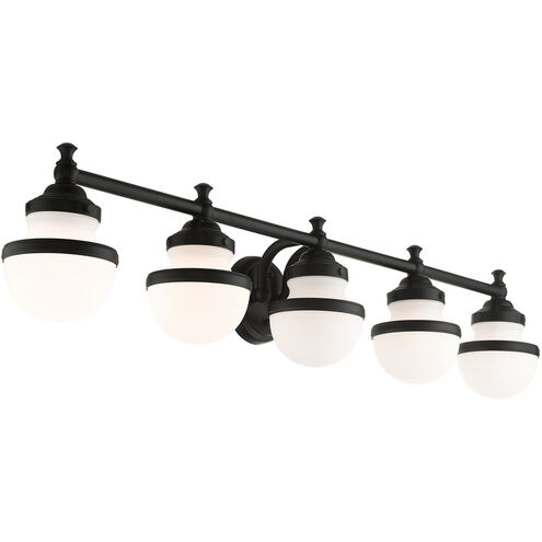 Oldwick 5 Light 43 inch Black Vanity Sconce Wall Light
