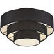 Bainbridge 4 Light 21 inch Black Semi Flush Mount Ceiling Light, Extra Large