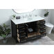 Irene 54 X 22 X 34 inch Black Vanity Sink Set