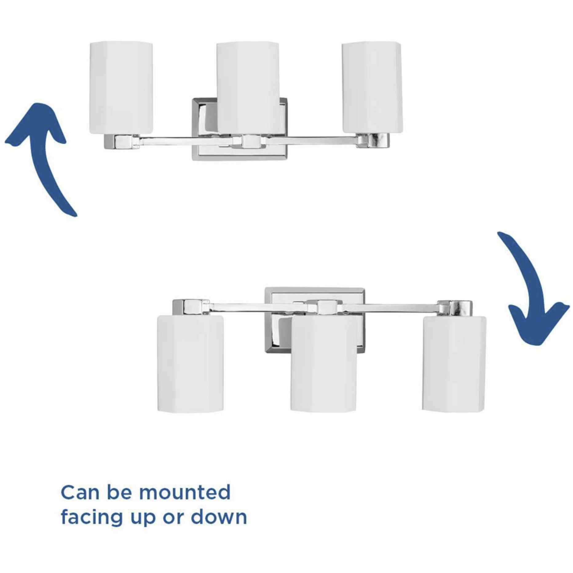 Estrada 3 Light 22.37 inch Polished Chrome Bathroom Vanity Light Wall Light