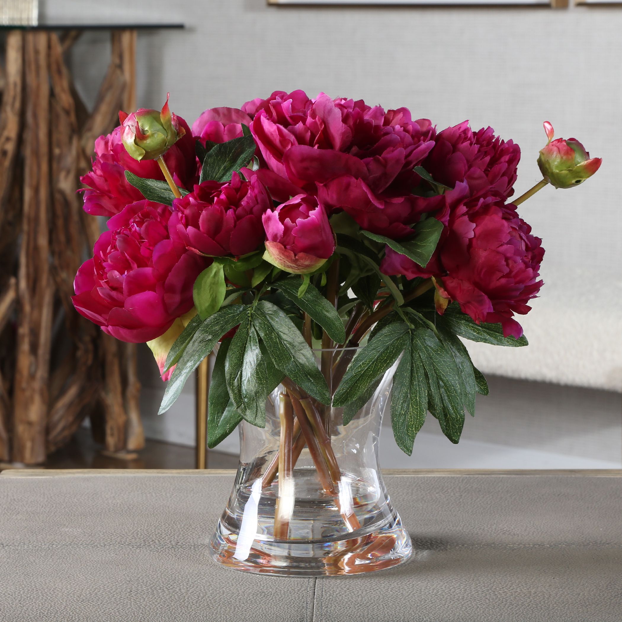 Uttermost 60195 Prima Peony Fuchsia Floral Bouquet Uttermost 60195 Prima Peony Fuchsia Floral Bouquet