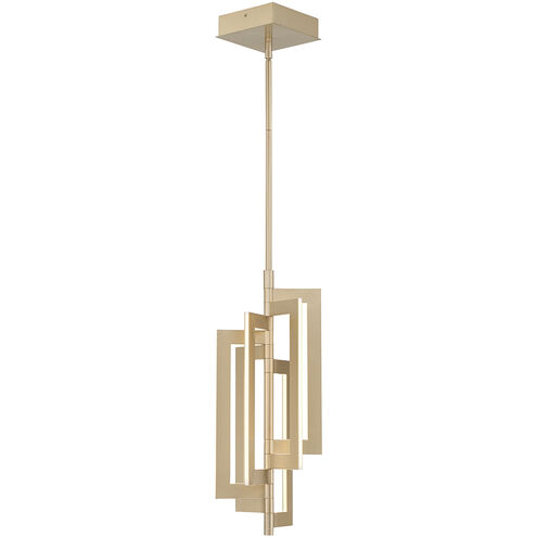 Livra LED 9 inch Gold Chandelier Ceiling Light