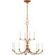 C&M by Chapman & Myers Westerly 12 Light 29.38 inch Antique Gild Chandelier Ceiling Light