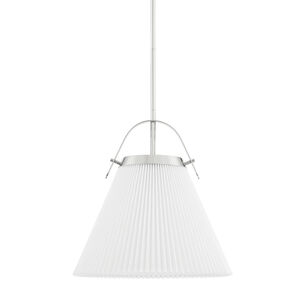 Aldridge 1 Light 16 inch Polished Nickel Pendant Ceiling Light, Small
