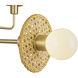 Alora Mood Piper 4 Light 39.88 inch Brushed Gold Chandelier Ceiling Light